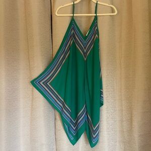 Festival Vibes: Multicolored Spaghetti Strap Butterfly Dress